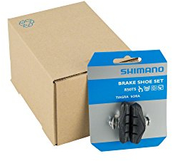 SHIMANO Unisex-Adult R50T5 Bremsschuhe Fahrradbremsstücke, Mehrfarbig, one Size