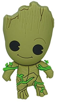 Marvel Guardians of The Galaxy Groot 3D Foam Magnet,Multi-colored,3