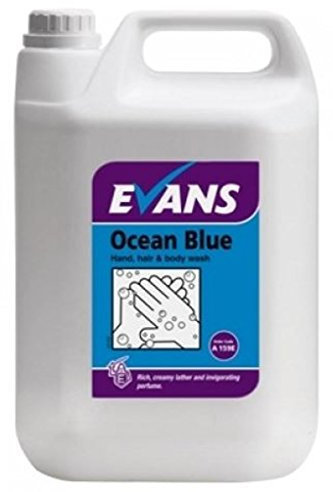 Evans Ocean Blue Hand Hair & Body Wash 2 x 5 L Bottles