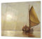Couvre-cuisinière à induction – Planche de cuisine en verre trempé – Couvre-plaques de cuisson – UNE PIÈCE (60x52 cm) ou DEUX PIÈCES (30x52 cm chacune); D13 Série D'art: Bateau 1