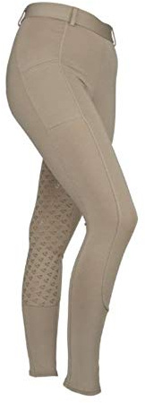 Shires Aubrion Albany - Mallas de equitación en color beige, para criadas y niños, 11/12 años, beige
