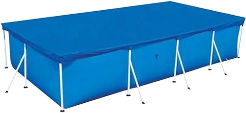 Bestine Pool Abdeckplane/Pool Cover Für 260cm x 170cm Eckige Pool, Rechteckige Poolabdeckung Regensichere Staubabdeckung für aufblasbare Familienpool-Planschbecken und Villa-Garten im Freien