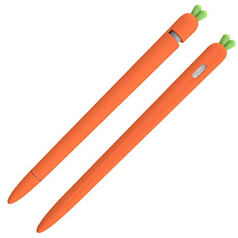 Love MEI Silicone Custodia per Apple Pencil (2. Gen),Premium Antiscivolo Protettiva Case Accessorio Grip Holder e Punte Copertura