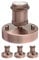 ledscom.de 4 Stück Deckenleuchte/Lampenfassung RETRA, bronze matt, 1x E27 max. 60W
