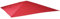 Mendler Ersatz-Bezug für Luxus-Ampelschirm HWC-A96, Sonnenschirmbezug, 3,5x3,5m (Ø4,95m) Polyester 4kg - rot