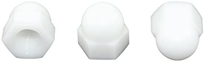 SN-TEC Kunststoff Polyamid Hutmutter/Kappenmutter M3 nach DIN 1587 (100 Stück)