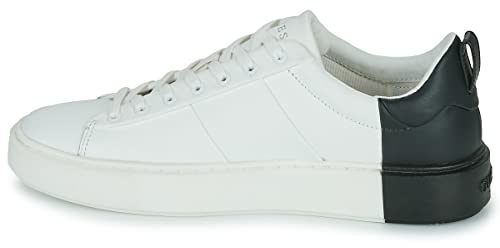 GUESS New Vice, Scarpe da Ginnastica Uomo, Bianco/Nero, 42 EU