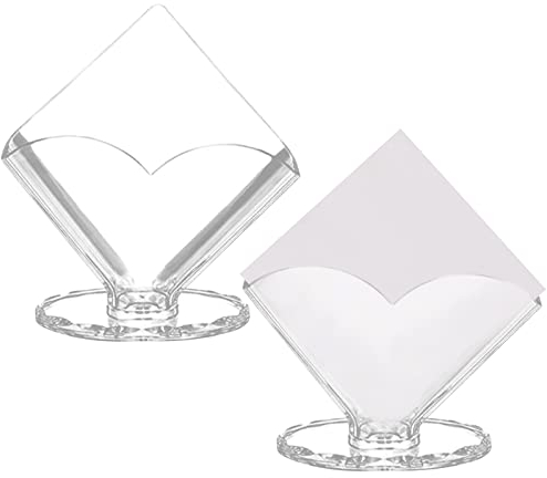 Hwtcjx 2 Pièces Porte-Serviettes pour Tables, Porte-Serviettes pour La Cuisine, Porte-Serviettes de Table, Porte-Serviettes Moderne, Porte-Serviettes en Papier, Support de Serviette, 18 x 17 x 6 cm