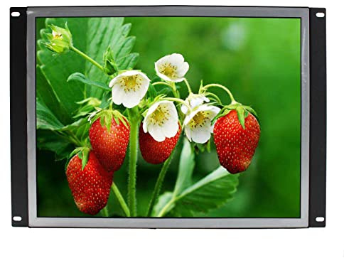 VSDISPLAY 38,1 cm 15 Zoll 1024x768 Industriemonitor & 1000 cd/m² Helligkeit | 4:3,Metallgehäuse, H/D DVI/VGA Eingang, Wandmontage