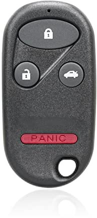 MACHSWON Replacement Smart Proximity Keyless Entry Remote Key Fob for Honda CR-V 2002-2004 4 Buttons Black 313.8MHz OUCG8D-344H-A