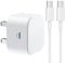NEW iPad Fast Charger Cable and Plug,iPhone 16/15/15 Pro/15 Pro Max USB C Charger,Type C to C Cable Charging USBC for Apple i Pad Pro 12.9 3 Gen/11 Gen/i Pad Air 5th/4th,2022 iPad 10th/9th/iPad Mini 6