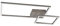 Reality Leuchten LED Deckenleuchte Padella R62642107, Metall Nickel matt, inkl. 25 Watt LED, Switch Dimmer