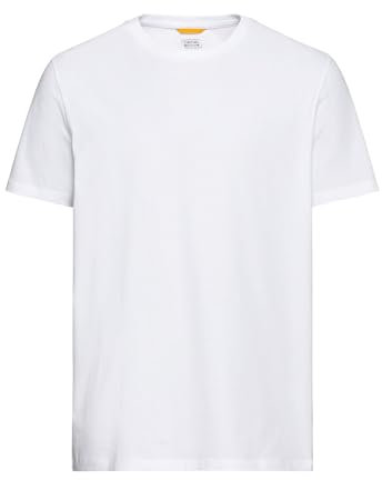 camel active Herren Basic Kurzarm T-Shirt mit Rundhalsausschnitt Dunkelblau, Menswear-XL