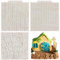 MYPRACS Rock Brique Mur Texture Fondant Moules Grain De Bois Écorce D'arbre Silicone Impression Tapis Pour DIY Décoration De Gâteau Cupcake Topper Chocolat Polymère Argile Gomme Pâte Ensemble De 3