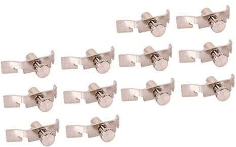 Toyvian String Turner 12 Pcs Fine-tuning Guitar Tuners Tuners Banjo Turner Mandolin Tuner Ukulele Tuner Bass Tuner Guitar Tool Replacement Accessory Stainless Steel Supplies