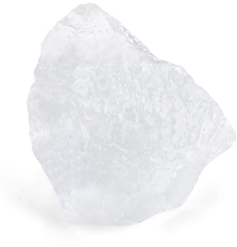 XIANNVXI Bergkristall Große Rohstein Naturstein Bergkristall Stein Echt Rauher Kristalle Klarer Quarz Steine Reiki Premium Wasserstein Meditation Zubehör Esoterik Geschenke 4.5–5.5 cm,1PC