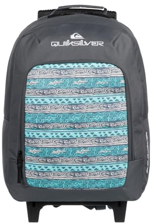 Quiksilver Wheelie Burst 26L - Medium Wheelie Backpack for Boys - Mittlerer Rucksack mit Rollen - Jungen - One size - Schwarz.