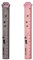QEDBOJE 2 PCS Kunststoff Lineal, Messwerkzeug für Schule Büro Zuhause, Katzenkrallenlineal (15 cm)