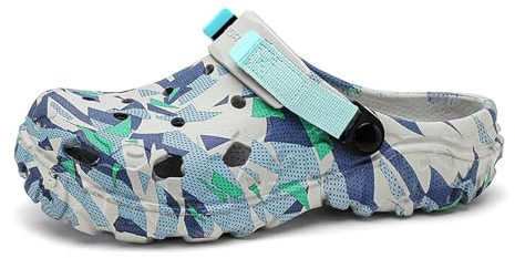 CERYTHRINA Zuecos de jardín para hombre y mujer, sandalias de verano, ligeras, antideslizantes, para caminar, unisex, para adultos, para piscina, playa, patio, cocina y ducha