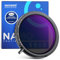 NEEWER 55mm True Color Filtre ND3-ND64 & CPL Variable 2 en 1, Densité Neutre Réglable Filtre Polarisant Circulaire Verre Optique HD Multicouche Accessoires/Cadre Aluminium/Hydrofuge/Anti-Rayures