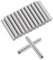 QUARKZMAN 50 Stück 3mm x 20mm Regalbodenträger, Regalstifte Zylinderstift, verstellbare Regalbodenhalter Bodenträger Edelstahl Silber (0,12 x 0,78 Zoll)