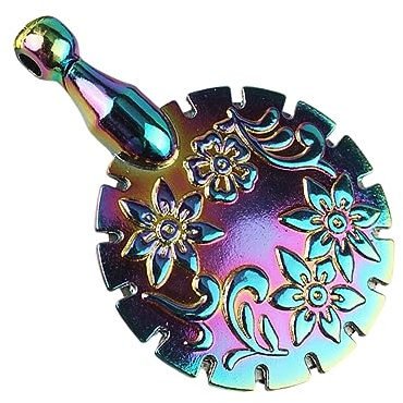 LYEAA Pendentif coupe-fil en métal pour point de croix en bronze - Pendentif coupe-fil rétro pour outils de couture (5)