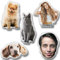 Personalisiertes Formkissen mit Foto – 3D Fotokissen Hund, Katze, Gesicht u.v.m. – Flauschiges Kissen in 6 Größen – Einzigartige Geschenkidee (35cm)