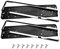 2 PCS License Plate Holder Stainless for Audi S1 2door 2014-2025, Fits Any Standard Uk Or Eu Car Registration Plate Holders Car Accessories,A-silver