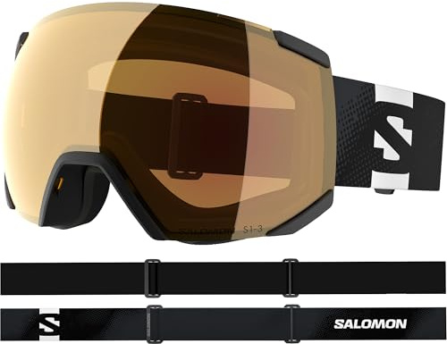 Salomon RADIUM PHOTO Goggles, Unisex Anti-Fog Ski Goggles for Ski Snowboard and Mountain Adventures