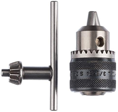 Bosch Professional Zahnkranzbohrfutter (Spannbereich 1-10 mm, Aufnahme 3/8 - 24, Zubehör Bohrmaschine)