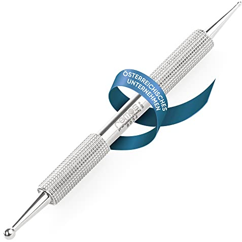 REMOS Akupressurstift & Meridianstift Edelstahl 10 cm Kugel Ø 1,5/3,5 mm