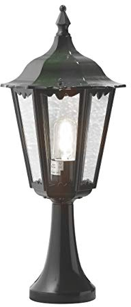 Konstsmide Firenze 7214-600 Sockelleuchte B: 23,5cm T: 23,5cm H: 55cm / 1x100W / IP43 / lackiertes Aluminium / grün