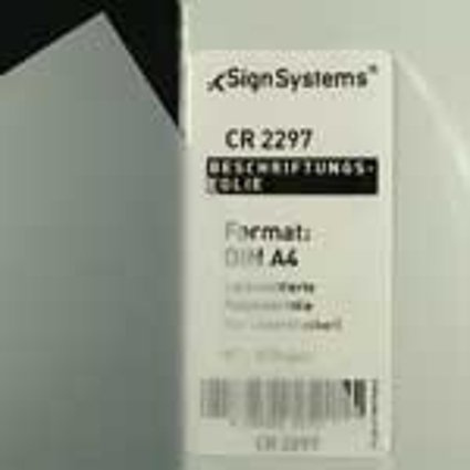 Keine Marke CR2297 Beschriftungsfolien Signsystem