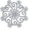 Großer Gefrorener Winterwirbel Party CZ Cubic Zirkonia Schal Weihnachts Statement Schneeflocken Brosche Pin Für Frauen Versilbertes Messing