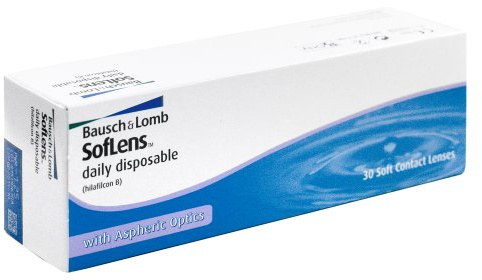 SofLens Daily Disposable, 30er Packung von Bausch & Lomb, DIA: 14.20, BC: 8.60, Dioptrien: -9.00