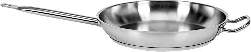 TOOLTRADERS Edelstahl Bratpfanne Pfanne Ø 40cm Induktiongeeignet Kapseltopfboden Gastronomie Qualität