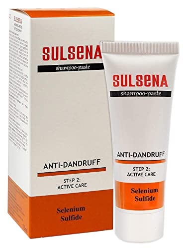 Pâte Anti-Pelliculaire SULSENA - Solution 2 en 1 pour Hommes et Femmes - Pâte pour Cheveux Gras - Shampooing et Soin Efficace - 75ml. Solution complète pour un cuir chevelu sain.