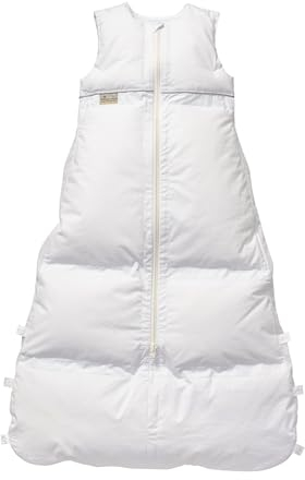 Set ARO Artländer Daunenschlafsack mit Stoffwindel Blaubär/Winterschlafsack längenverstellbar/Baby-Schlafsack mit Premiumdaunen