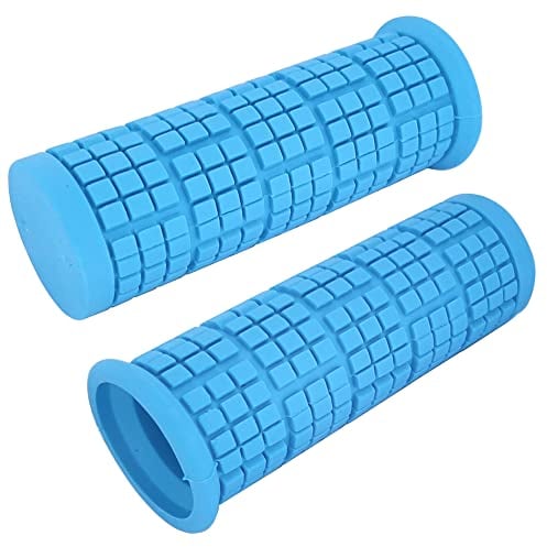 cyclingcolors Fahrradgriffe lenkergriffe Fahrrad gripshift Ø22mm L85mm Griffe Gummi Grip griffgummis MTB (Blau)