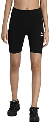 PUMA Damen Classics Radlerhose MBlack ┃Kurze Sporthose für Damen