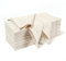 Hausattire Stoffservietten aus Baumwollflachsstoff mit Hohlsaum-Details und gehrten Ecken, 50,8 x 50,8 cm, 12 Stück, naturfarben