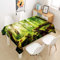 Morbuy Walddruck Tischdecke Abwaschbar Tischtuch Rechteckig Tischwäsche Gartentischdecke Outdoor Tischdekoration Wasserdicht Polyester Ölfest Pflegeleicht (60x60cm,Sonniger Wald)