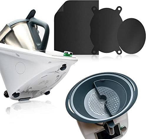 mixcover Thermomix TM5 und TM6 Starter Set mit Backpapier, Garraumteiler und Slider, Zubehör für den Varoma Garraum und einfachem Handling Ihres Thermomix