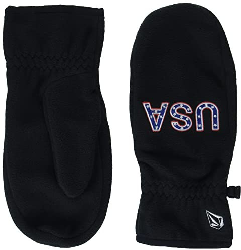 Volcom Herren Usst Fleece Winterhandschuh, Usst, Schwarz, Large