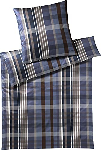 Joop! Bettwäsche Checks 4098 Ocean - 02 80x80 cm - 135x200 cm