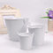 Egurs Mini Eimer 3pcs/Set Bunt Kleine Metalleimer Mini Blumentopf Garten Container mit Henkel für Party Hochzeit Süßigkeiten Bonbons Tischdeko Weiß