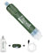 Persönlicher Wasserfilter, Wasserfilter für Überleben im Freien, Mini-Filtrationssystem, tragbar, Wasserreiniger für Notfälle für Camping, Wandern und Reisen (Armee)