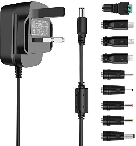 TKDY 5V 3A Power Supply,5 Volt 3A 2.5A 2A 1.5A 1A 0.5A 0.3A AC DC Adapter for Android Tablets Webcam Digital Cameras Routers Toys Recorder Bluetooth Speaker TV Box GPS and More 5V Electronics