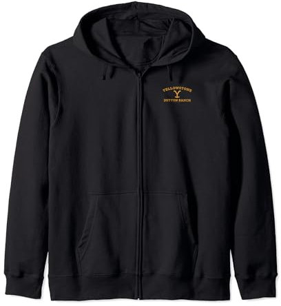 Yellowstone Dutton Ranch Gold Pocket Logo Kapuzenjacke