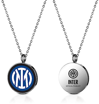 Inter Unisex - Adult Collana, Acciaio, Taglia Unica